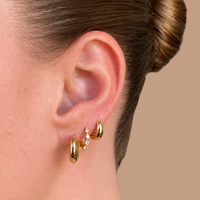 Slim Tully Hoops 15mm - Gold