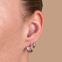 Slim Tully Hoops 15mm - Silver