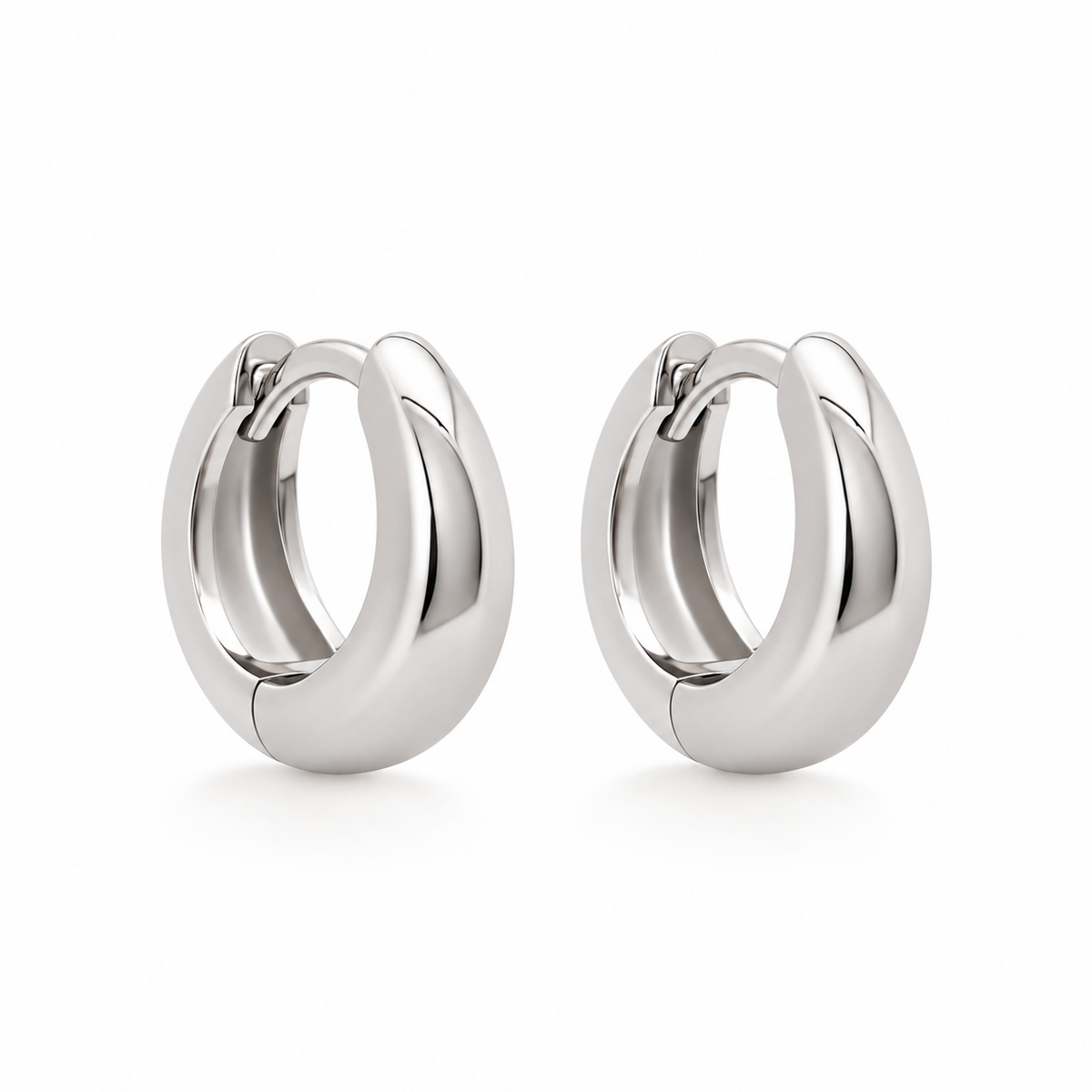 Slim Tully Hoops 15mm - Silver