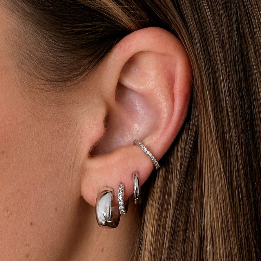 Sofia Hoops - Silver
