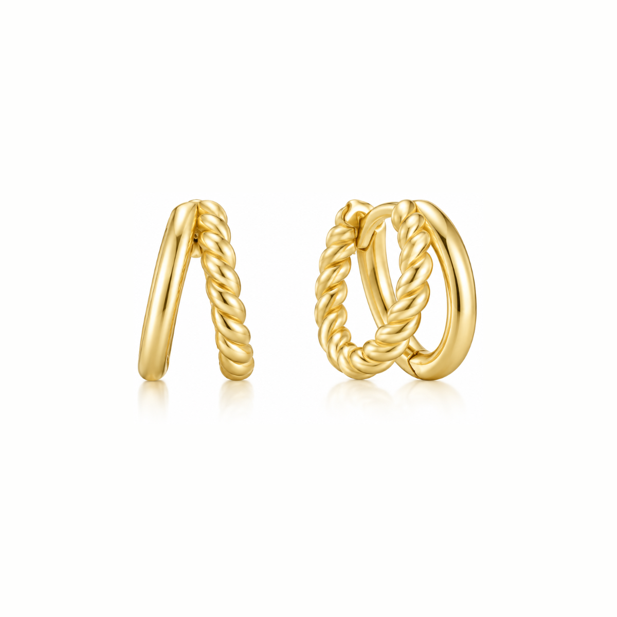 Split Rope Tully Huggies - Gold