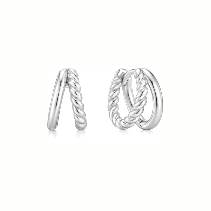 Split Rope Tully Huggies - Silver
