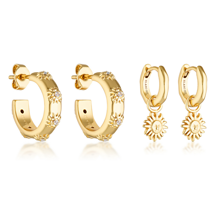 STY EARRING & BOOK BUNDLE | GOLD