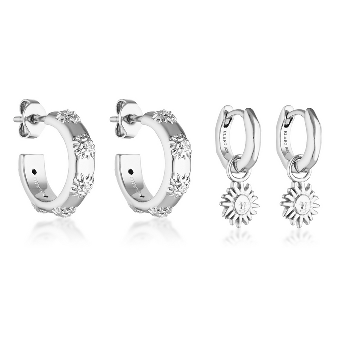 STY EARRING & BOOK BUNDLE | SILVER