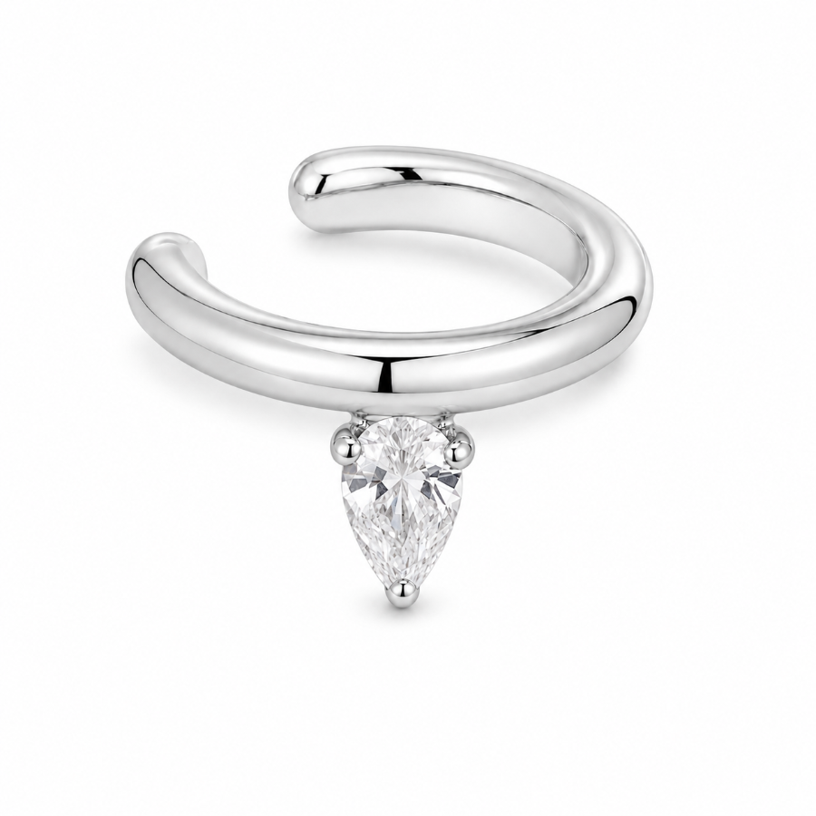 Thea Ear Cuff - Silver