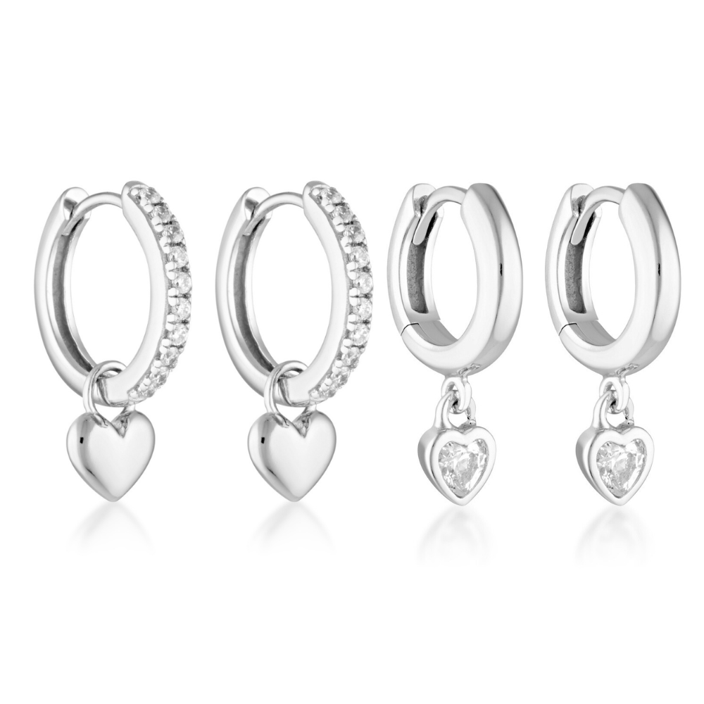 PARIS & JULIET EARRING BUNDLE | SILVER