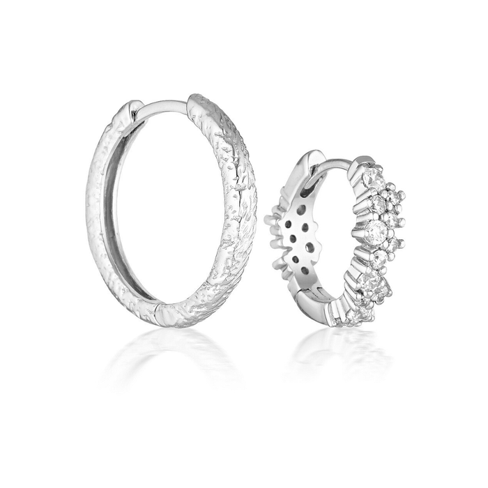 VIVI HOOPS 20MM & COVEY HOOPS | SILVER