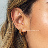 VIVI HOOPS 15MM | GOLD