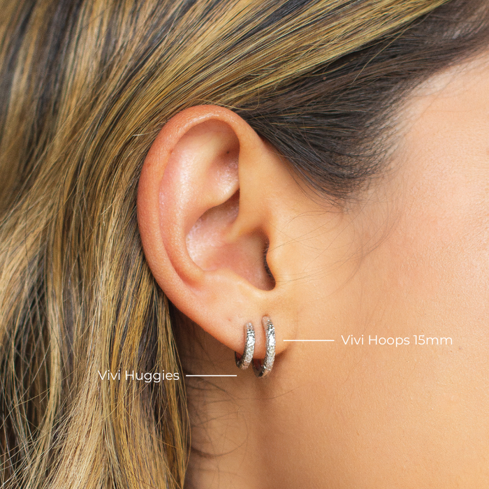 VIVI EARRING SET | SILVER