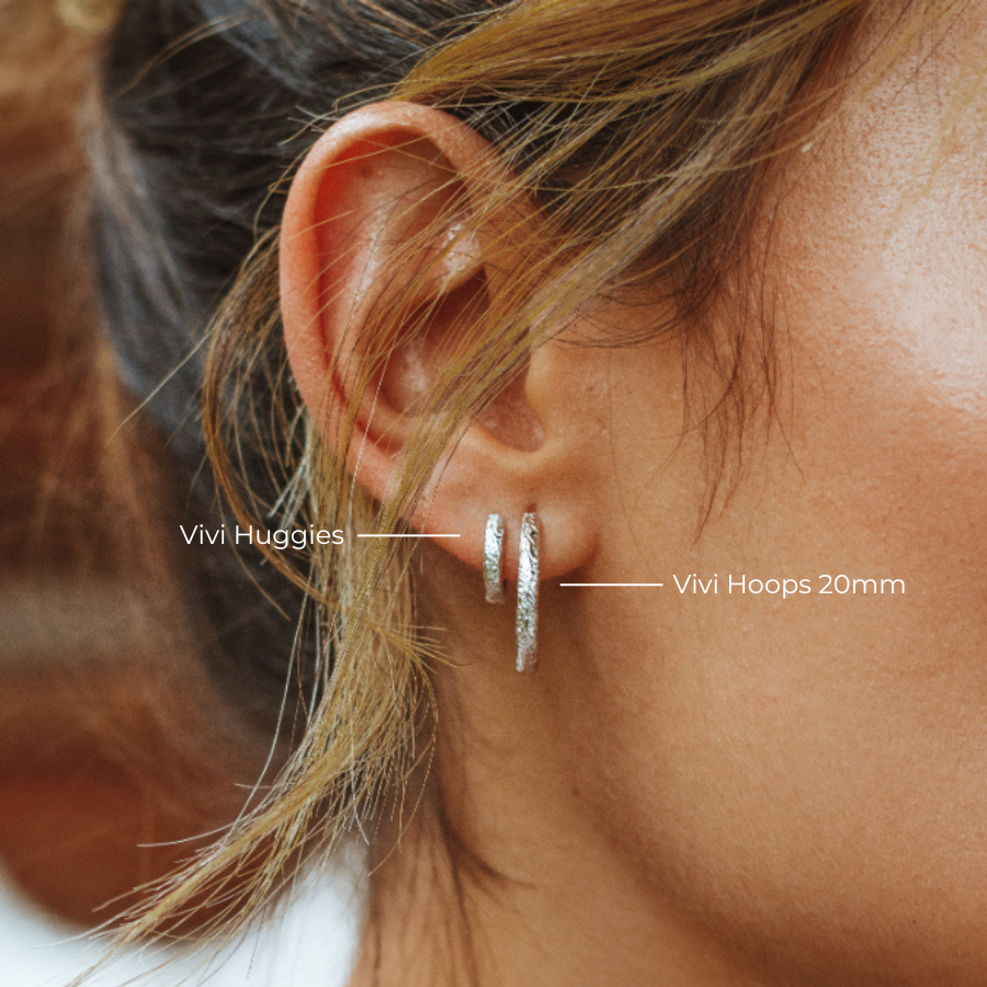VIVI EARRING SET | SILVER