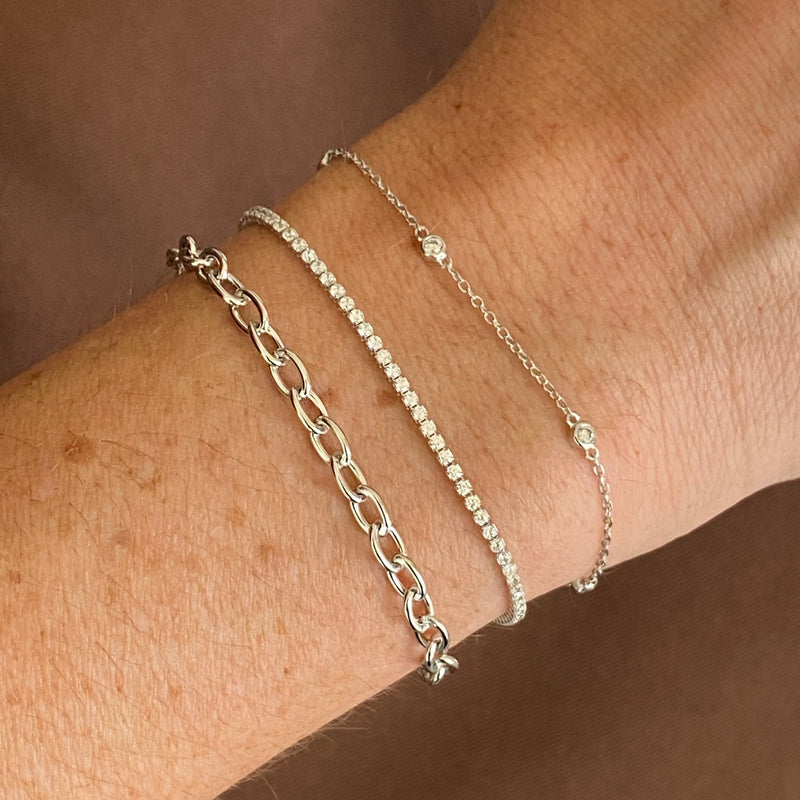 TENNIS BRACELET | SILVER