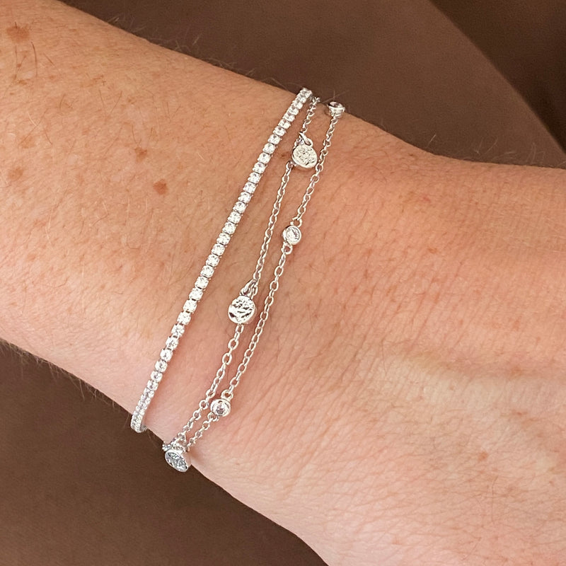 TENNIS BRACELET | SILVER