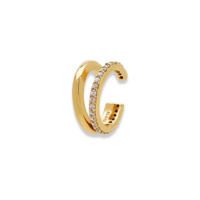 WILLA SPLIT EAR CUFF | GOLD