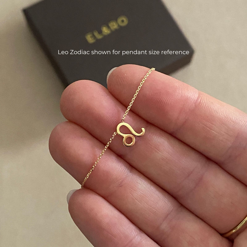 VIRGO ZODIAC NECKLACE | 9K SOLID GOLD