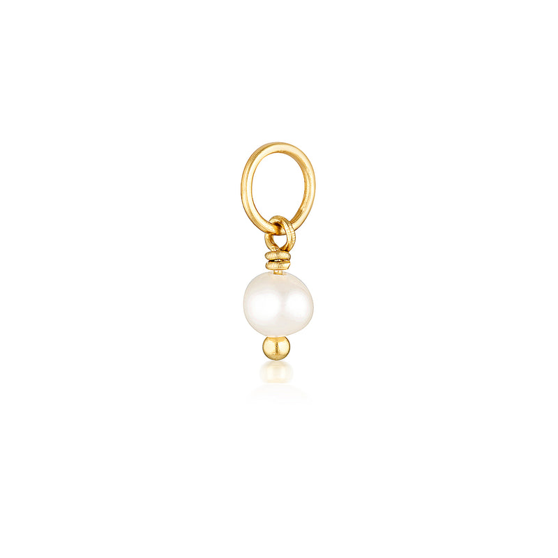 DAISY PEARL CHARM | GOLD (6700845826114)