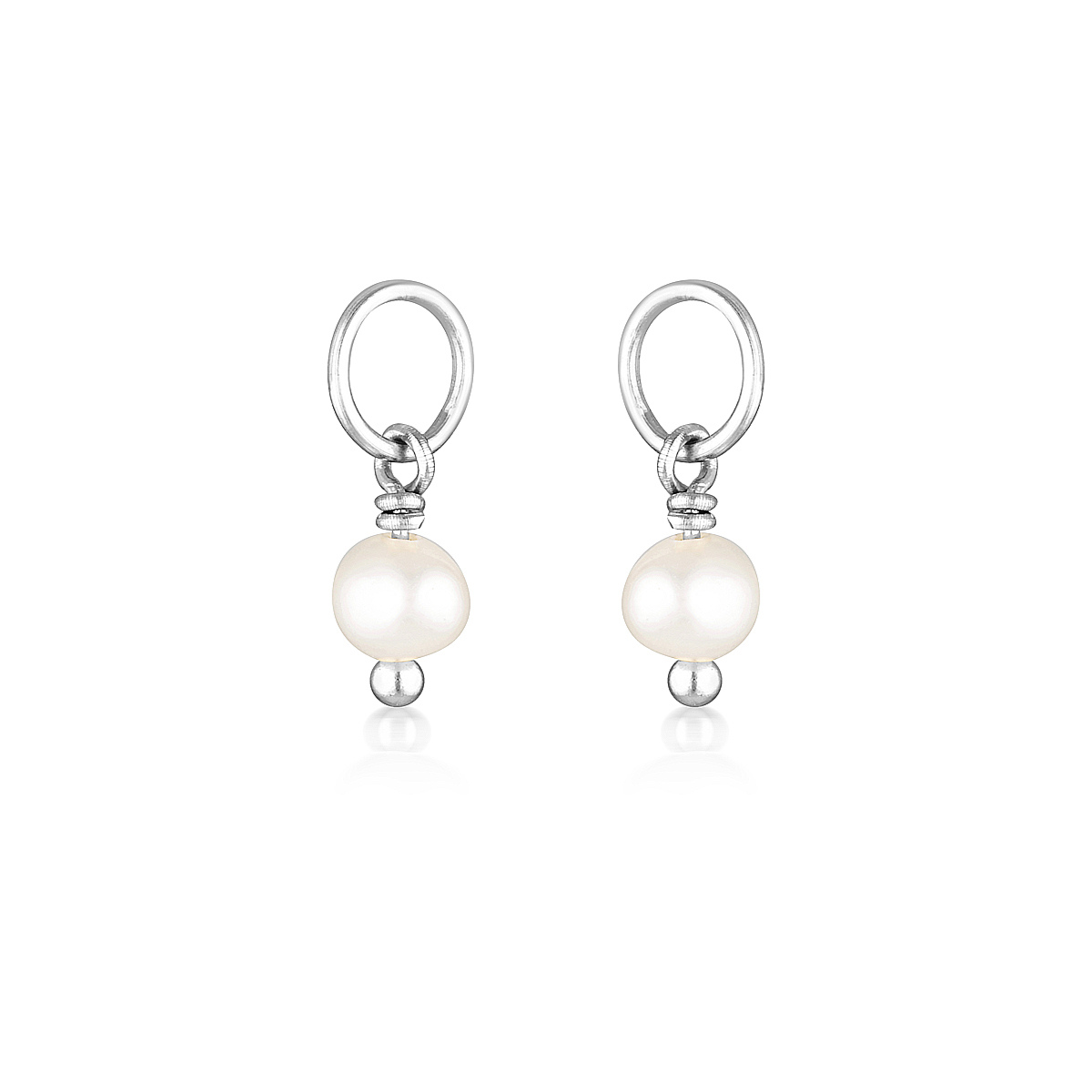 DAISY PEARL CHARM | SILVER (6700847202370)