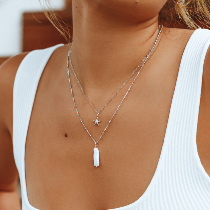 ADORE NECKLACE | SILVER (4535167451202)